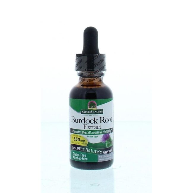 Natures Answer Extrait de Grande Bardane (Burdock) sans alcool 30 ml