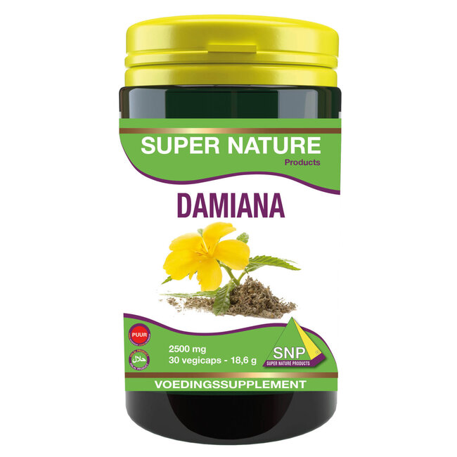 Extrait de Damiana 2500mg pur 30 gélules végétariennes