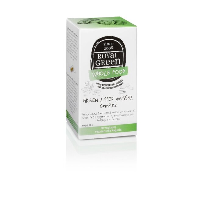 Royal Green Green-lipped mussel complex 60 Vegetarian capsules