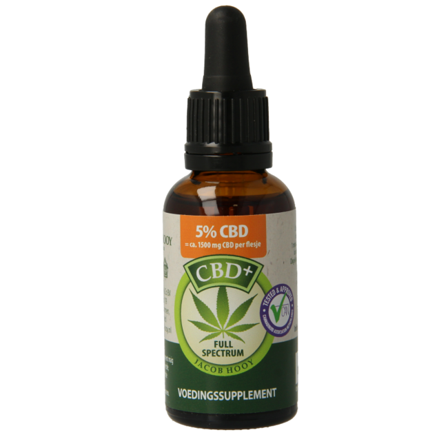 Olejek Jacob Hooy CBD plus 5% 30 Mililitrów