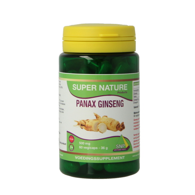 SNP Panax ginseng 500 mg pur 60 gélules végétales