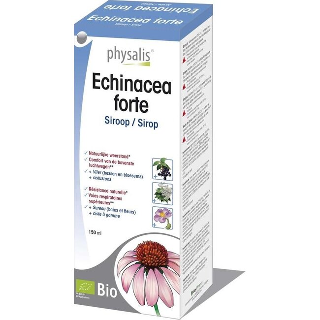 Sciroppo biologico Physalis Echinacea forte 150 Millilitri