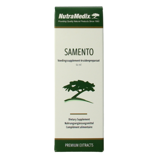 Nutramedix Samento cat's claw TOA vrij 60 Milliliter
