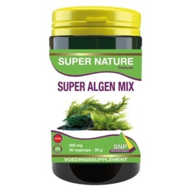 SNP Super Mezcla de Algas 500 mg puro 30 cápsulas vegetales