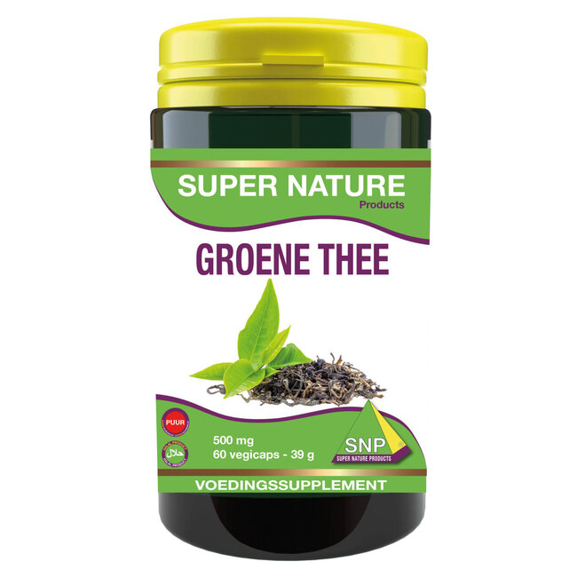 SNP Grüner Tee 500 mg rein 60 Vegetarische Kapseln