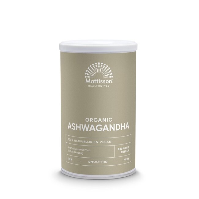 Ashwagandha poeder withania somnifera bio 200 Gram