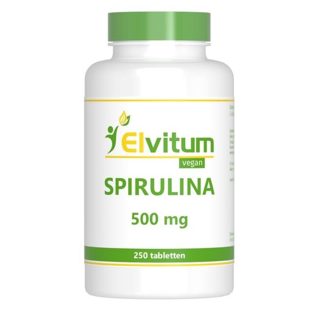 Elvitum Spirulina 500mg 250 Tabletten