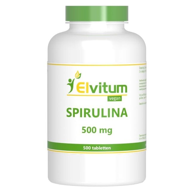 Elvitum Spirulina 500mg 500 comprimidos