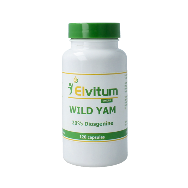 Elvitum Wild yam 100 mg 16 % diosgénine 120 gélules végétales