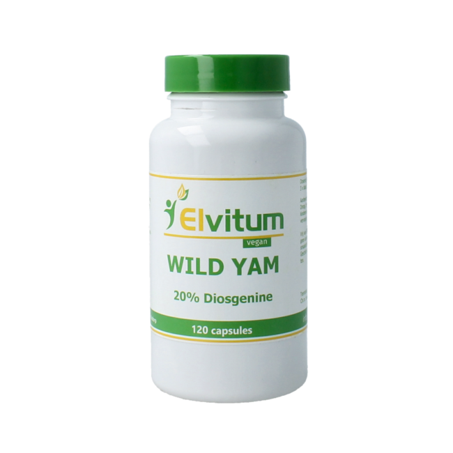 Elvitum Wilde Yamswurzel 100mg 16% Diosgenin 120 Vegetarische Kapseln