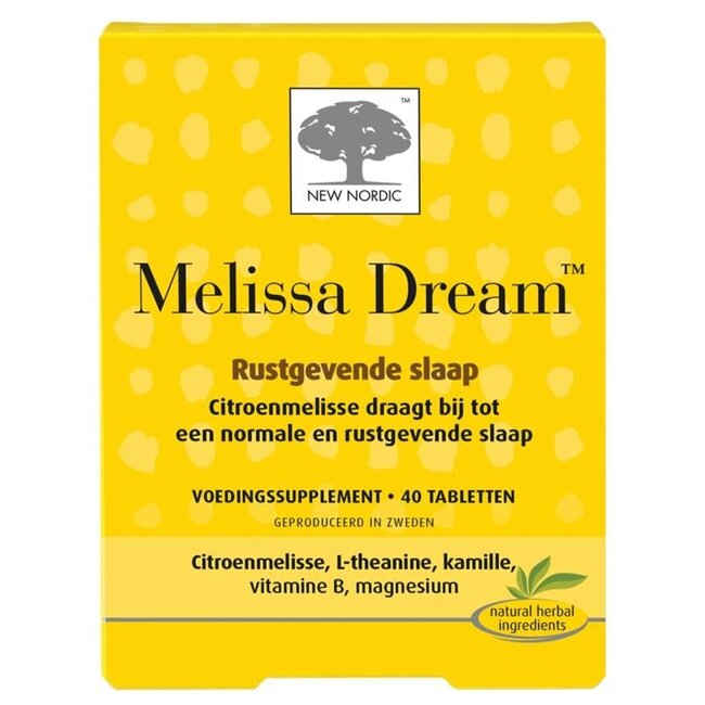 New Nordic Melissa Dream 40 comprimés