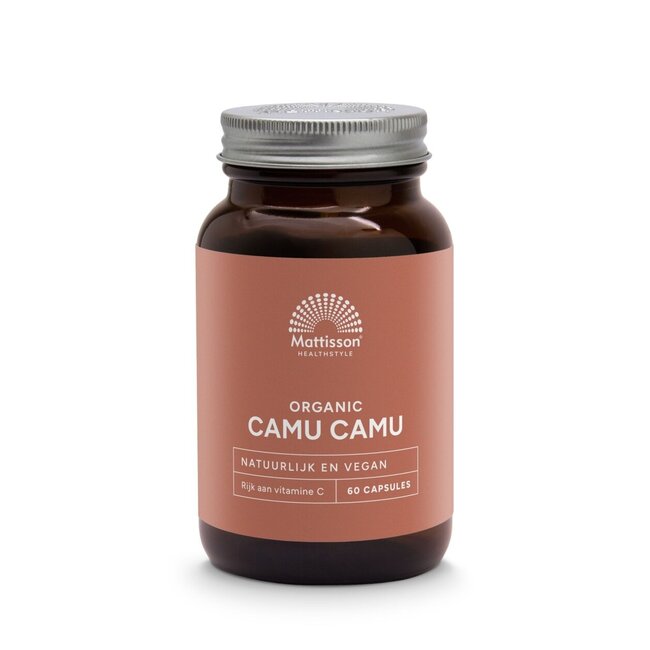 Mattisson Organic Camu Camu 500mg 60 Vegetarian Capsules