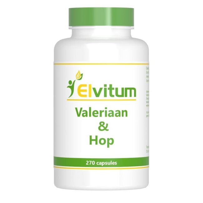 Elvitum Valerian and Hops 270 Capsules