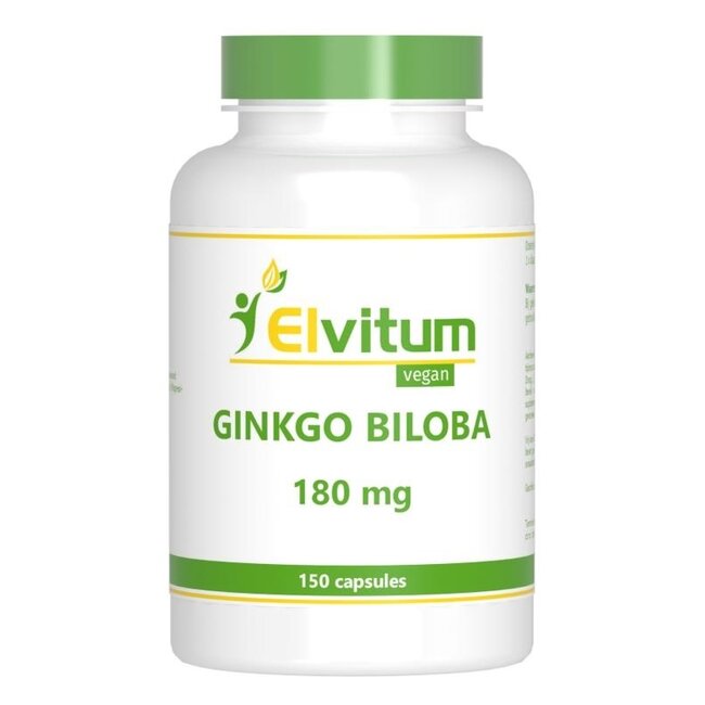 Elvitum Ginkgo biloba 150 Vegetarian capsules