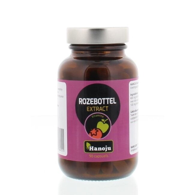 Hanoju Ekstrakt z Dzikiej Róży 45% wit C 500mg 90 Kapsułek