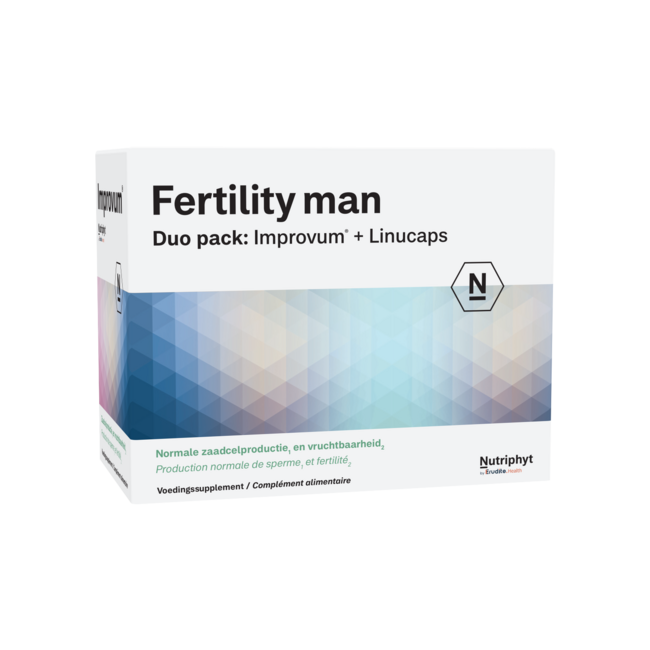 Nutriphyt Fertility man duo 2 x 60 gélules 120 Gélules