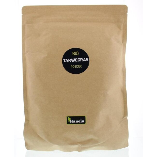 Hanoju Poudre d'herbe de blé bio 1 Kilogramme