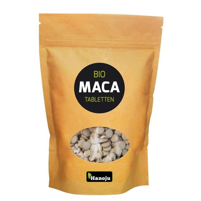 Hanoju Maca premium 500mg organic paper bag 2000 tablets