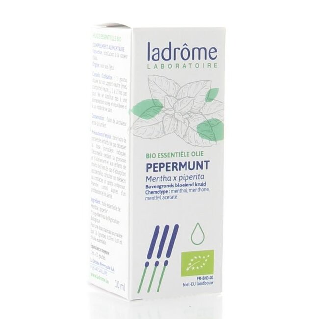 Ladrome Organic Peppermint Oil 10 Millilitres