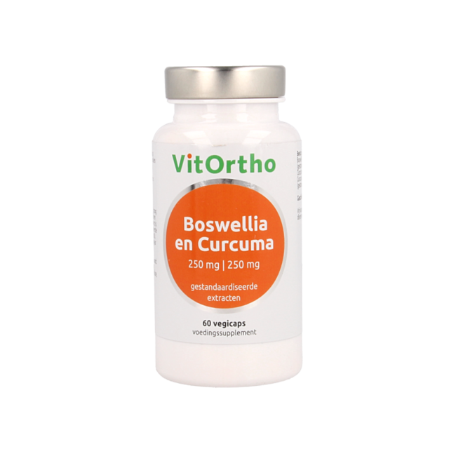 Boswellia 250mg en curcuma 250mg 60 Capsules