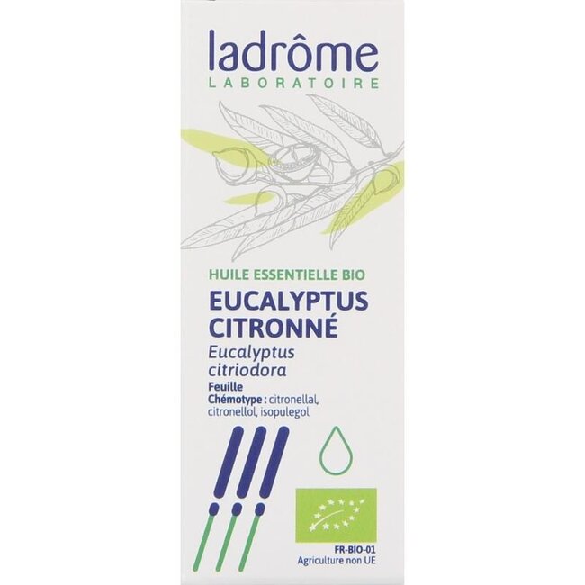 Ladrome Citroen eucalyptus olie bio 10 Milliliter