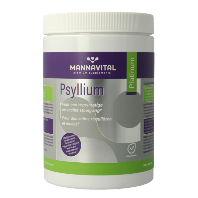 Mannavital Psyllium platinum 300 gramos
