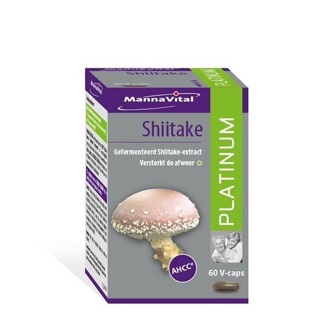 Mannavital Shiitake platinum 60 Cápsulas