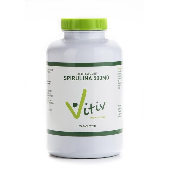 Vitiv Espirulina Bio 500mg 500 Comprimidos