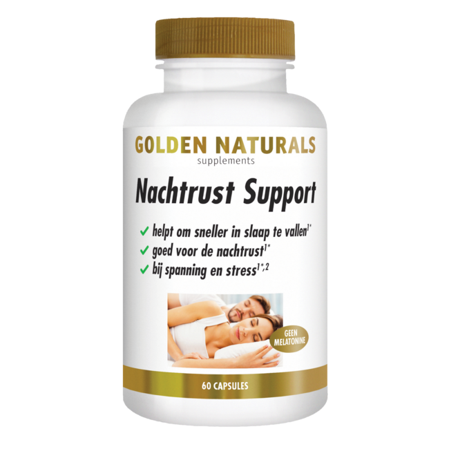 Golden Naturals Apoyo al Descanso Nocturno 60 cápsulas