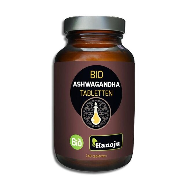 Hanoju Ashwagandha organic 500mg 240 Tabletten
