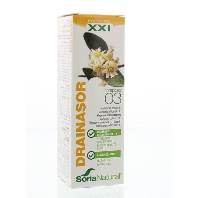 Soria Natural Drainasor XXI composor 03 ekstrakt 50 mililitrów