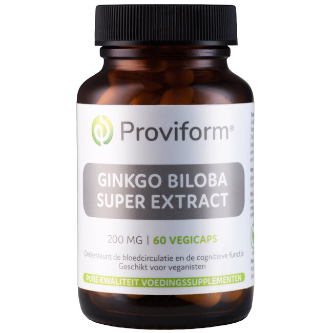 Proviform Ginkgo Biloba Super-Extrakt 200 mg 60 vegetarische Kapseln