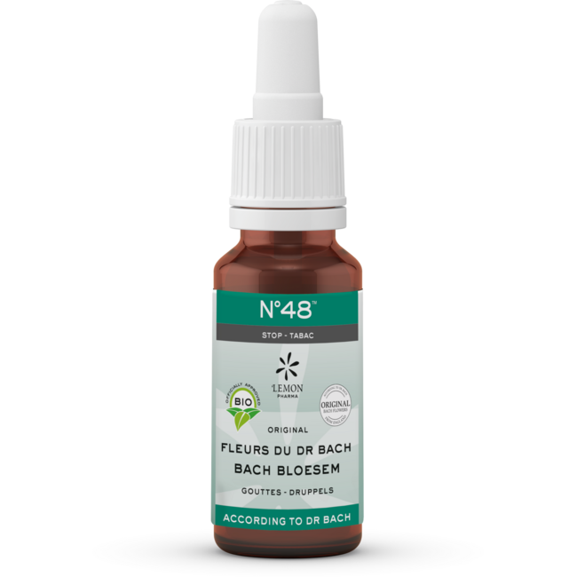 Miscela di Fiori di Bach N. 48 Anti-Fumo Bio 20 Millilitri