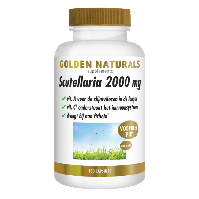 Golden Naturals Scutellaria 2000mg 180 Capsules