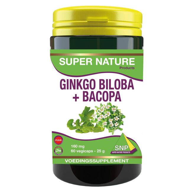 SNP Ginkgo biloba z bacopa 60 kapsułek wegetariańskich