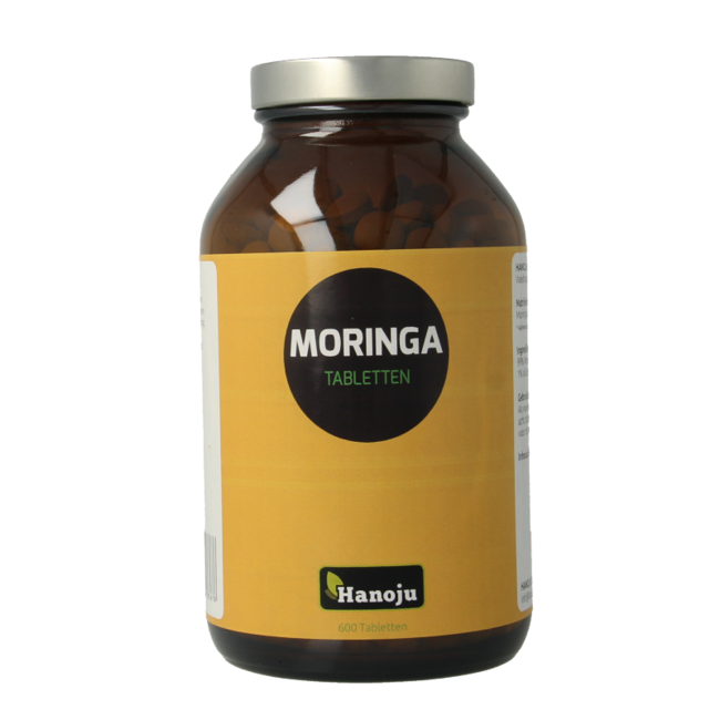 Hanoju Moringa oleifera feuille entière 500mg 600 Comprimés