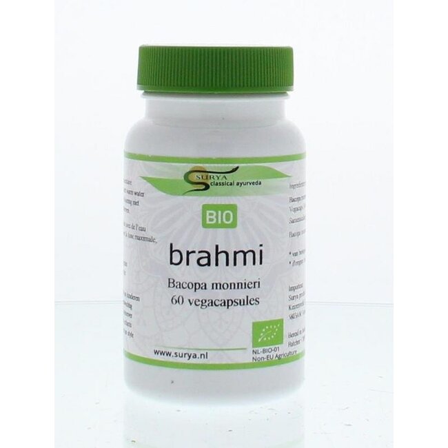 Surya Brahmi bio 60 cápsulas vegetales
