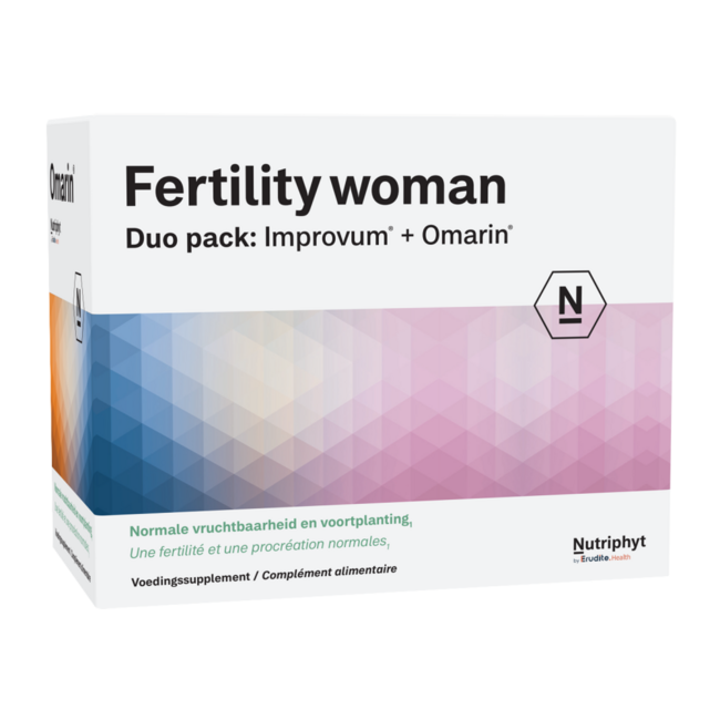 Nutriphyt Fertility woman duo 2 x 60 capsules 120 Capsules