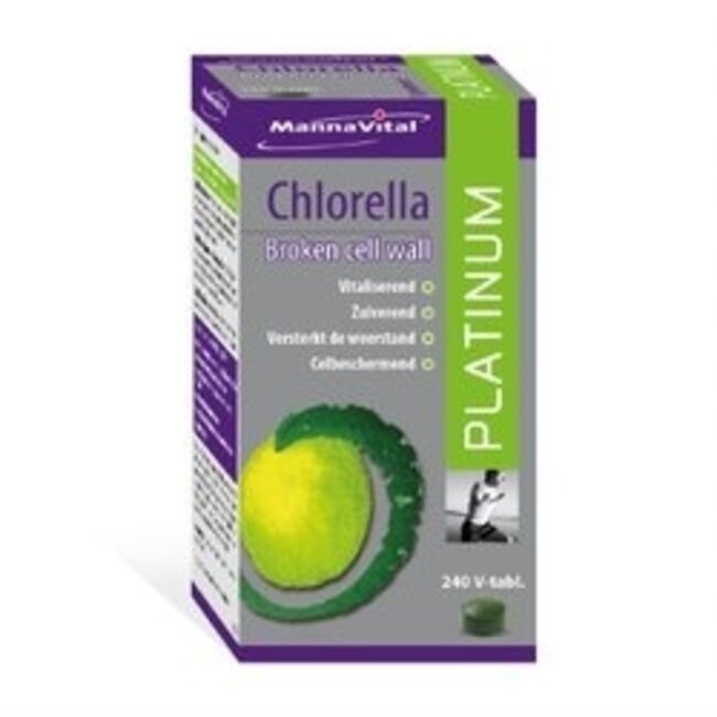 Mannavital Chlorella platinum 240 comprimés
