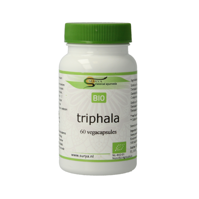 Organic Triphala 60 Vegetarian Capsules