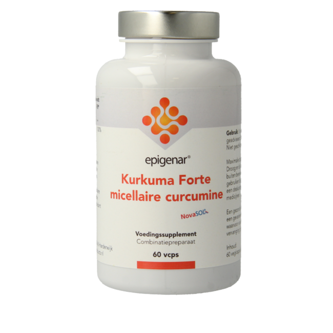 Epigenar Cúrcuma Forte curcumina micelar 60 cápsulas vegetales