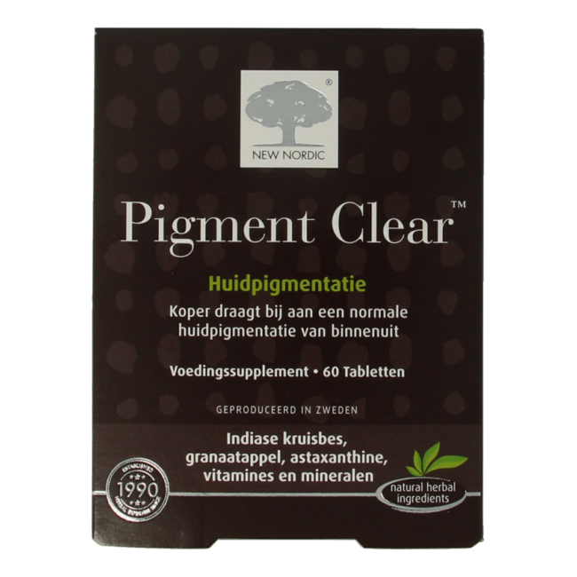 New Nordic Skin care pigment clear 60 Comprimidos