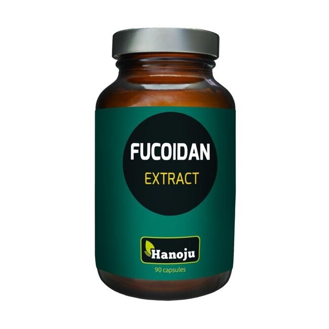 Hanoju Fucoidan extracto de alga parda 90 cápsulas