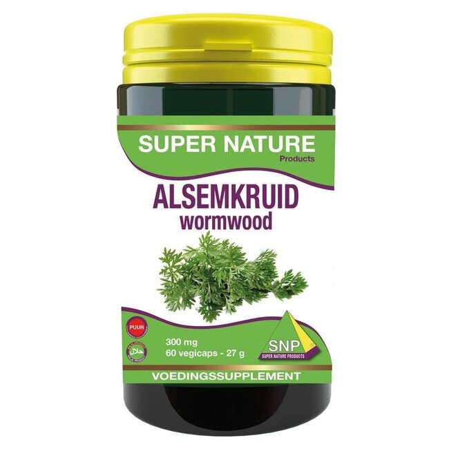 Alsemkruid wormwood 300 mg puur 60 Vegetarische capsules