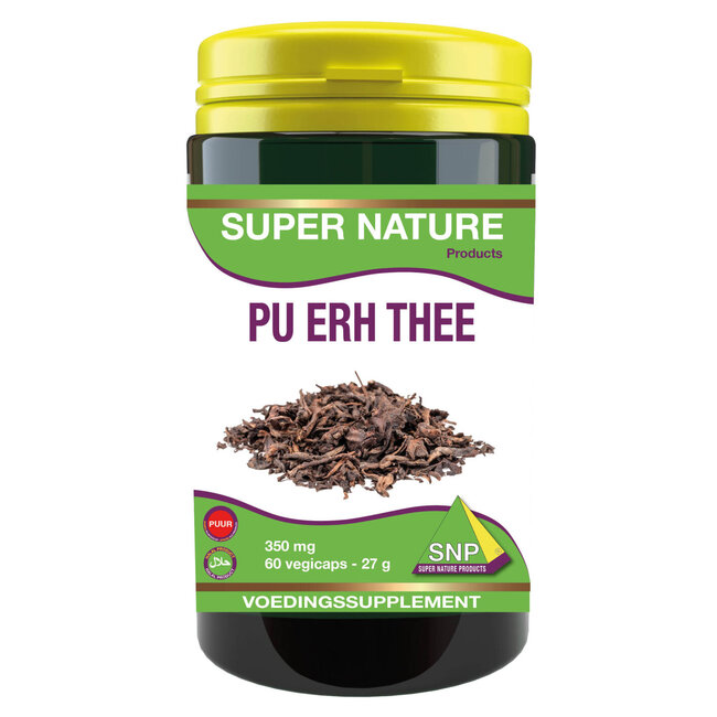 SNP Thé Pu-erh 350 mg pur 60 gélules végétales