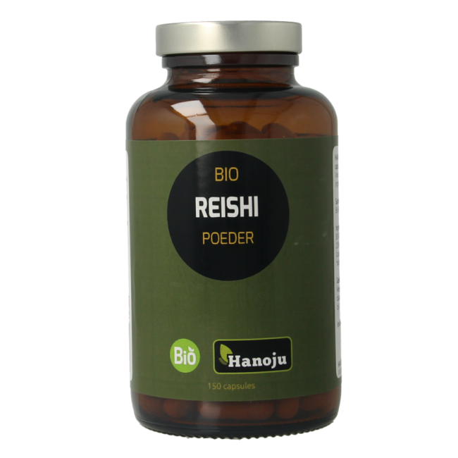 Hanoju Reishi setas ecológicas 150 Cápsulas vegetarianas