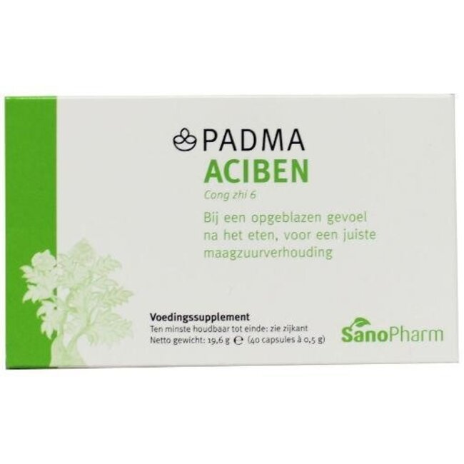 SanoPharm Padma aciben 40 Gélules