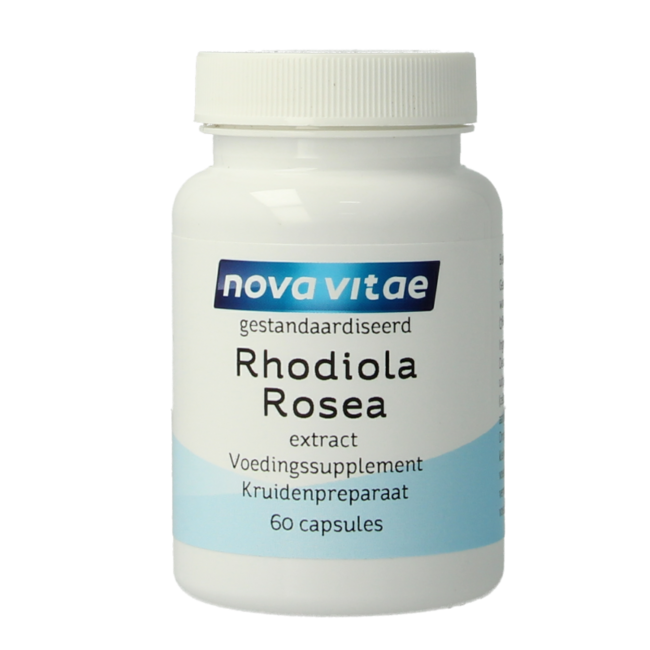 Estratto di Rhodiola rosea Nova Vitae 60 capsule vegetali