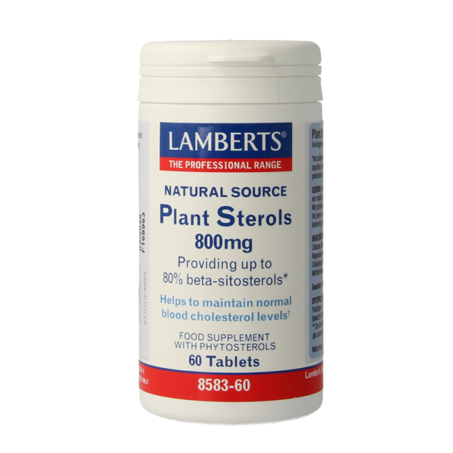 Plant sterolen 800mg 60 Tabletten