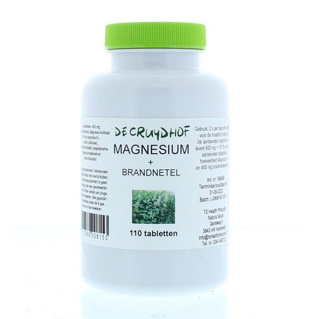 Cruydhof Magnesium und Brennnessel 110 Tabletten